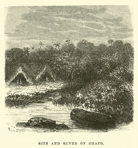 Sted og Chapo-flod af Edouard Riou